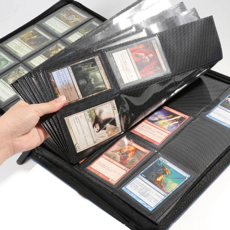 Карманный держатель для карт вместимостью 360 карманы альбомы с застежкой-молнией