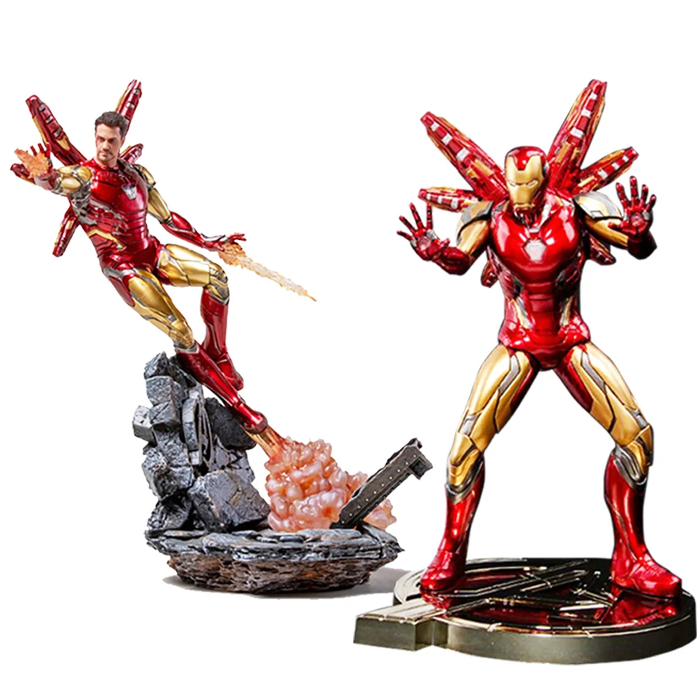 Marvel Мстители 25 см супер герой Человек паук Железный человек Фигурки ПВХ Фигурка