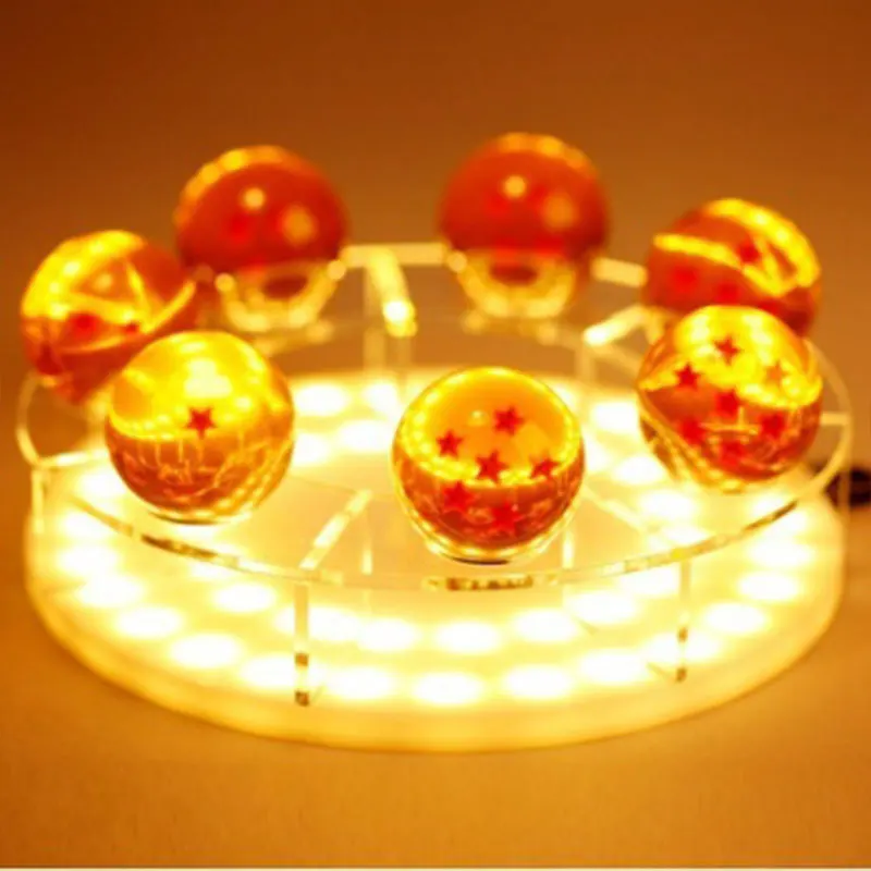 15 см Dragon Ball Shenron figulas прикроватная лампа Dragon Ball Z рисунок ночной Светильник Shenlong+ 7 шт 3,5 см шарики+ акриловая полка DBZ
