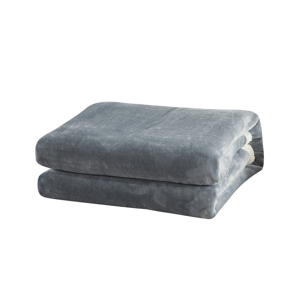 Покрывало для кровати на зиму и осень мягкие теплые однотонные одеяла покрывало