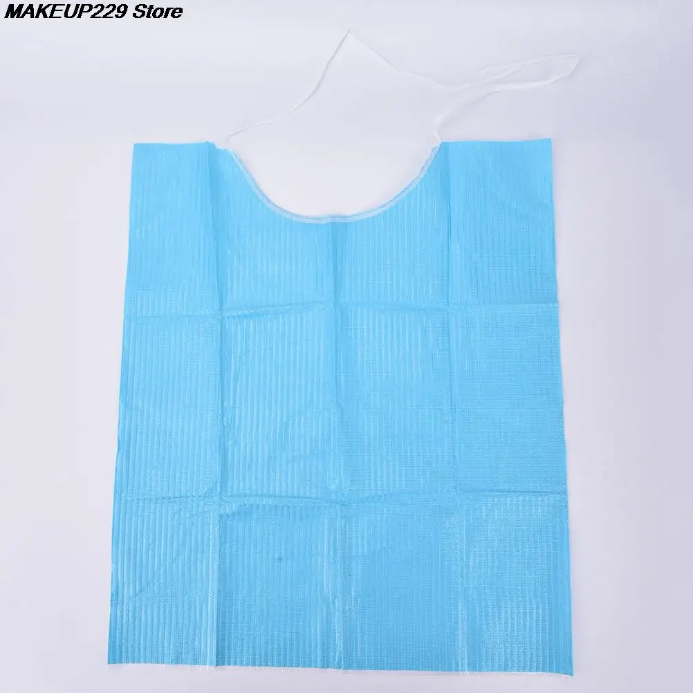 10 штук пакет одноразовый синий цвет шейный платок медицинский магазин полотенца