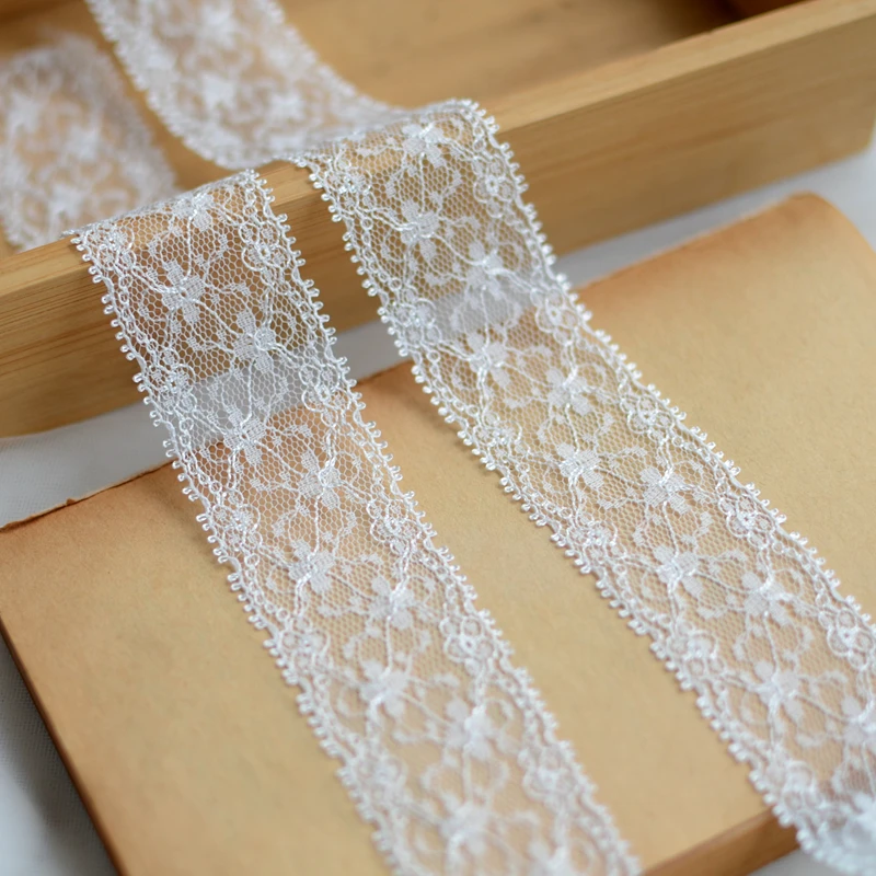 

14 Yards Delicate Floral lace Trim Lace Wedding Veil Trim Bow tie Lace trim For DIY Sewing Crafts Millinery Lingerie