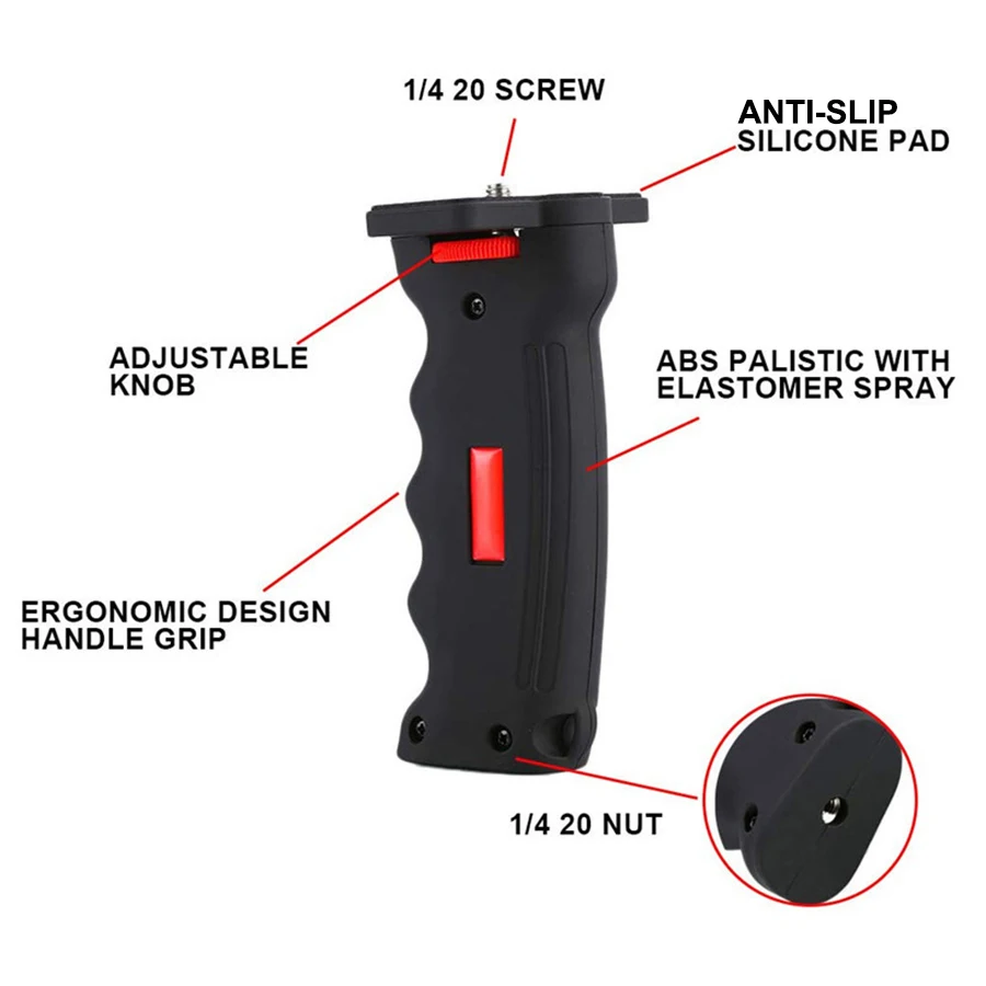 Селфи-палка MAMEN с ручкой и винтом 1/4 дюйма держателем для телефона | Электроника