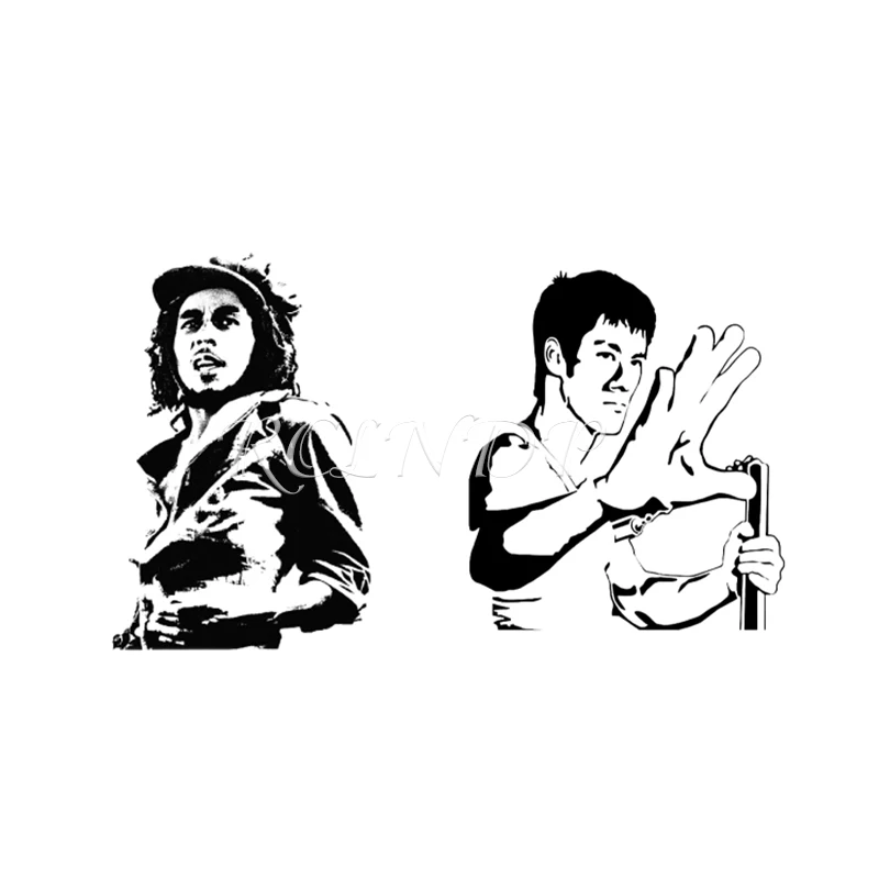 Водостойкая Временная тату наклейка Che Guevara Брюс Ли Личность знаменитости боди