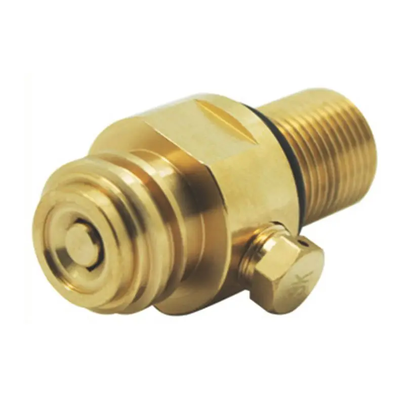 

Cylinder CO2 Refill Adapter TR21-4 Thread Converter Fit for CGA320 Connector 449C