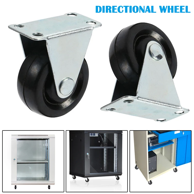 Роликовые колеса резиновые вращающиеся фиксированные сверхпрочные для мебели