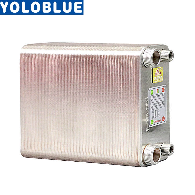 80 пластин теплообменник из нержавеющей стали паяный пластинчатый