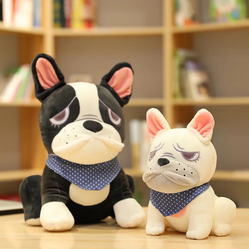 Сексуальные мягкие плюшевые игрушки французского бульдога набивные хлопковые