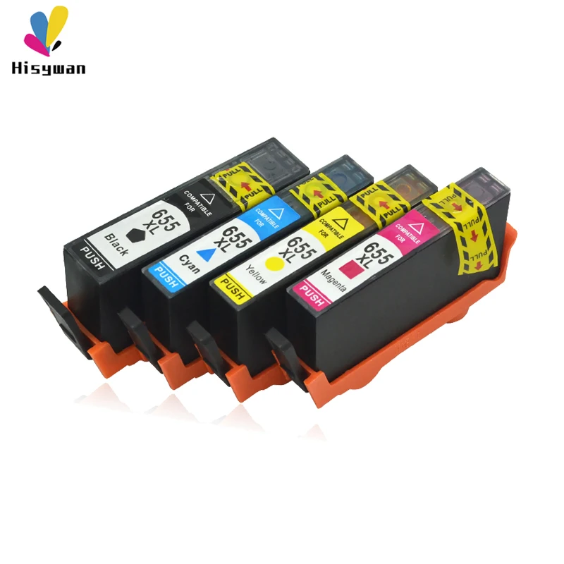Чернильный картридж Hisywan 655XL для HP 655 Deskjet 3525 5525 4615 4625 4525 6520 6525 6625 6100|Чернильные