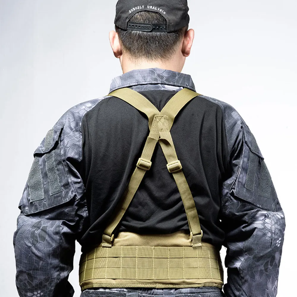 

Мягкая Регулируемая поясная Сумка Molle, боевой ремень с мягкой подкладкой, забавная дорожная сумка для бега, универсальные аксессуары для ох...