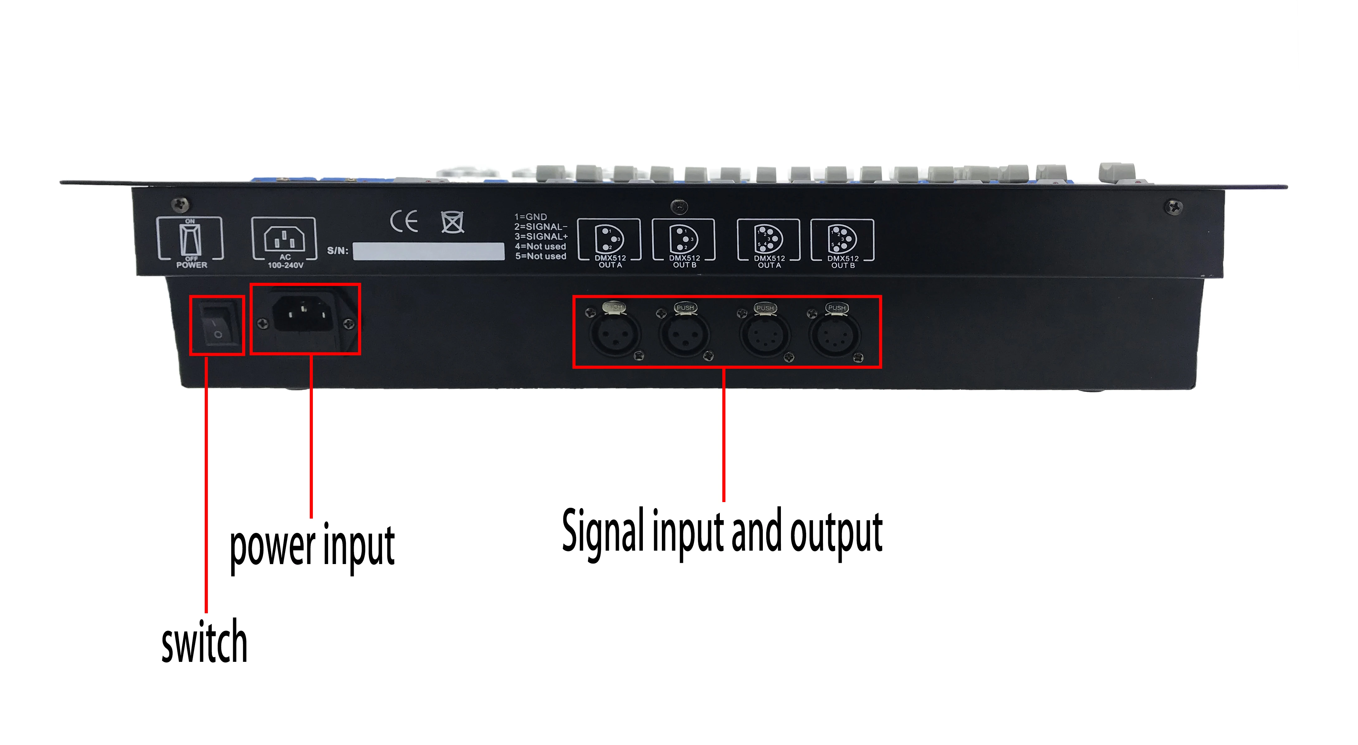 1024 контроллер DMX 512 консоль для движущейся головки светильник s излучающий диоды