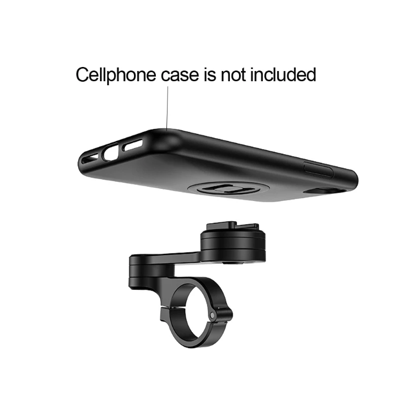 universal aluminum alloy 360° bike motorcycle handlebar mobile phone holder cradle bicycle bracket mount for 2 7 cellphone gps free global shipp