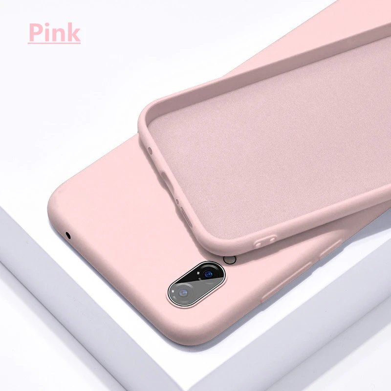 Pink Конфеты из жидкого силикона чехол для samsung Galaxy A30 A50 A70 A40 A60 M10 m30 m40 A40S A20 A80 A90 S10E S8 S9 S10 Примечание 10 плюс Чехол - Цвет: Pink
