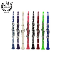 m mbat bb clarinet 17 key klarnet abs resin material nickel plated keys color clarinet woodwind instrument with case screwdriver