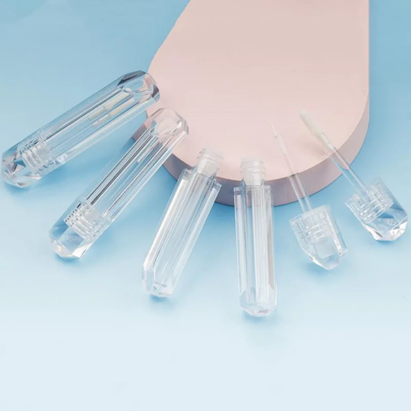 

100pcs 2ml Clear Plastic Lip Gloss Empty Tube Cosmetic Container,DIY Eyelash Glue Refillable Bottle