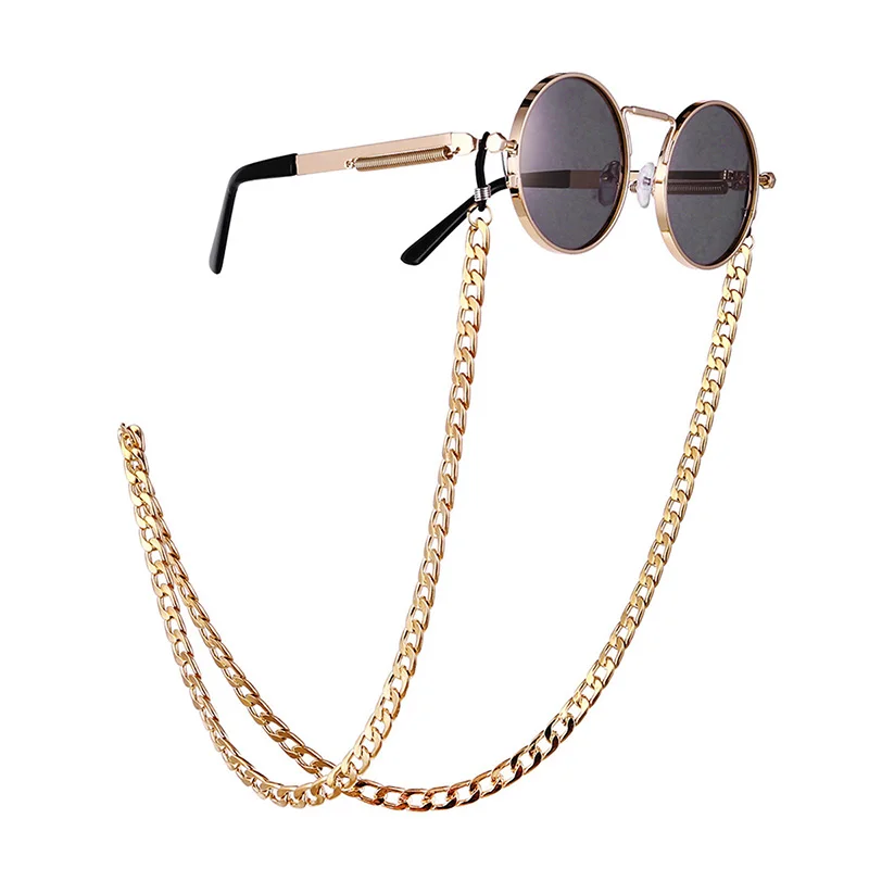 

Simple Classic Women Men Sunglasses Lanyard Strap Necklace Metal Eyeglass Glasses Chain Cord For Reading Glasses