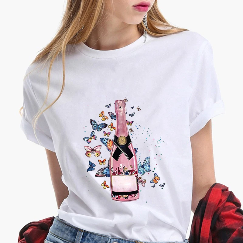 Футболка женская 2020 футболки Camisetas топы розовое золото напоминающие по форме