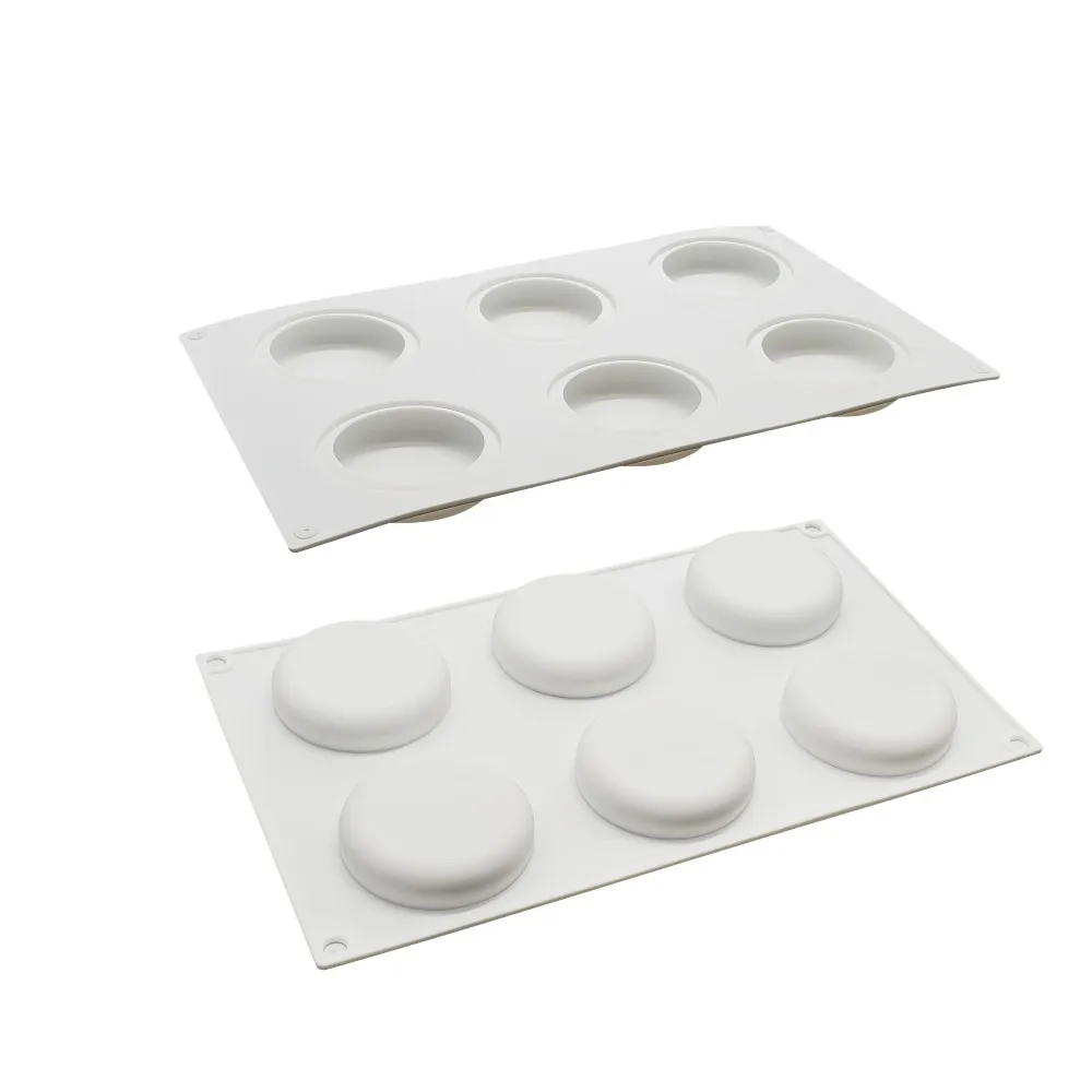 6 Полость вокруг силиконовая форма для шоколада кольцо шоколад выпечки из