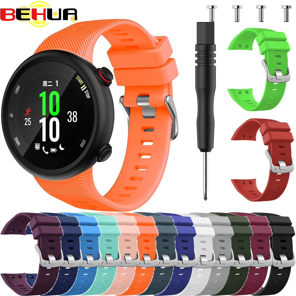 

Replacement New Wristband For Garmin Forerunner 45 Band Silicone Smart Bracelet Watchband for Garmin Forerunner 45S Watch Strap