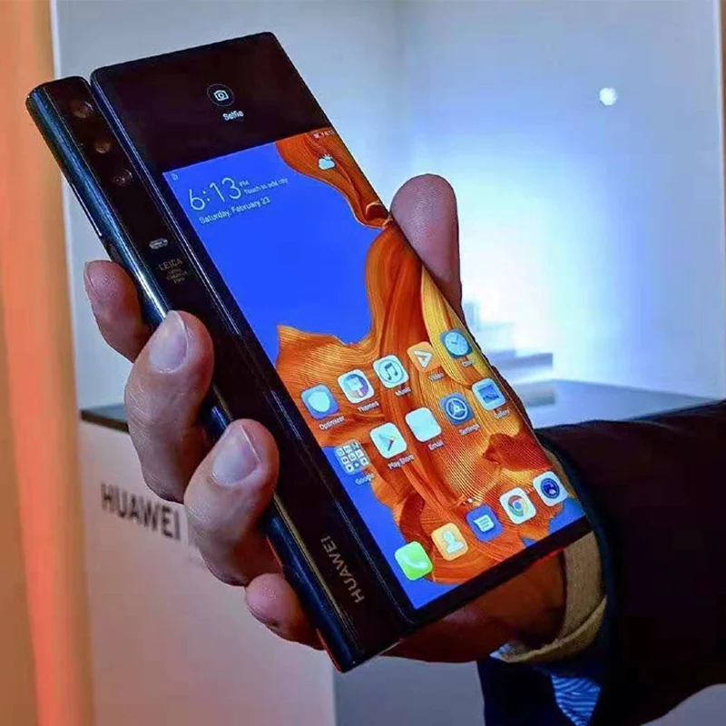 В, HuaWei mate X, сложенный экран, 5G, мобильный телефон Kirin 980 Balong 5000, Android 9,0, 8 Гб ram, 256 ГБ rom, 40.0MP, 5G, телефон