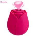 Вибратор для сосания влагалища розы для женщин Массажер для сосков Стимуляция клитора мастурбатор точки G секс-игрушки для женщин и взрослых