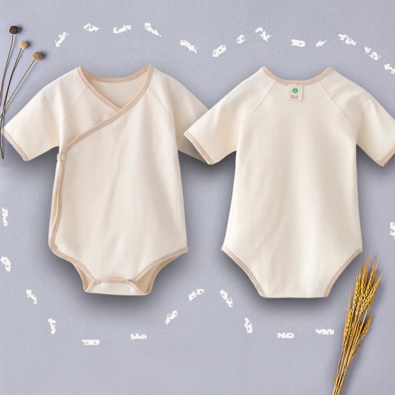 Новинка 2020 года Детские комбинезоны из органического хлопка для новорожденных