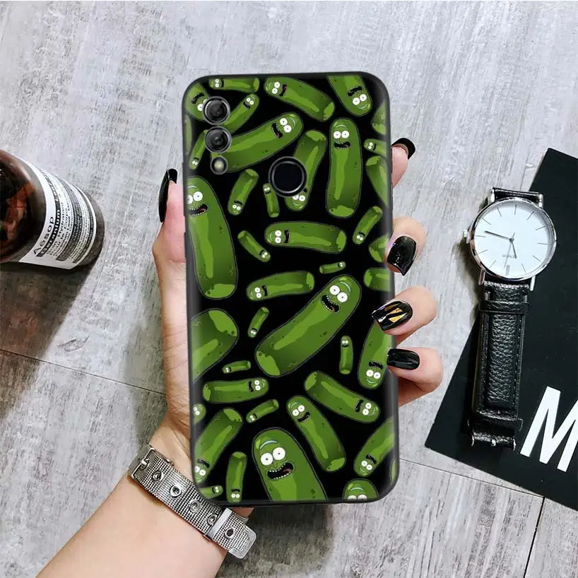 Рик и Морти рассольник черная крышка чехол для телефона для huawei Y9 Y5 Y6 Y7 Honor 10 9 Lite 9X8X8 S 8A фотоаппаратов моментальной печати 7S 7A 10i 20i V20 чехол - Цвет: BA094-10