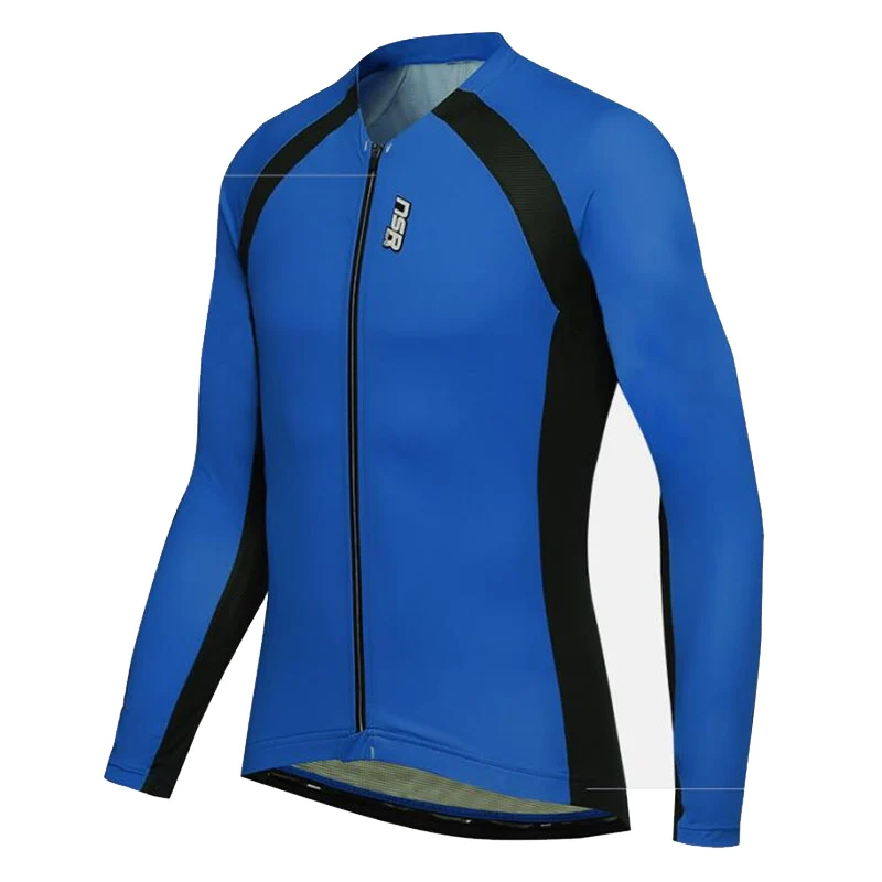 Новые корейские футболки NSR для велоспорта с длинным рукавом весна осень