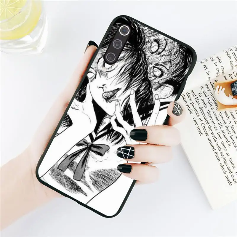 

Tomie Japanese horror comic Phone Cases For Xiaomi Redmi note 7 8 9 t k30 max3 9 s 10 pro lite Luxury brand shell funda coque