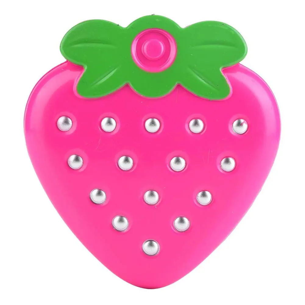 

Pretend Play Makeup Set with Flower Strawberry Pattern for Girls Simulation Non-Toxic Cosmetics