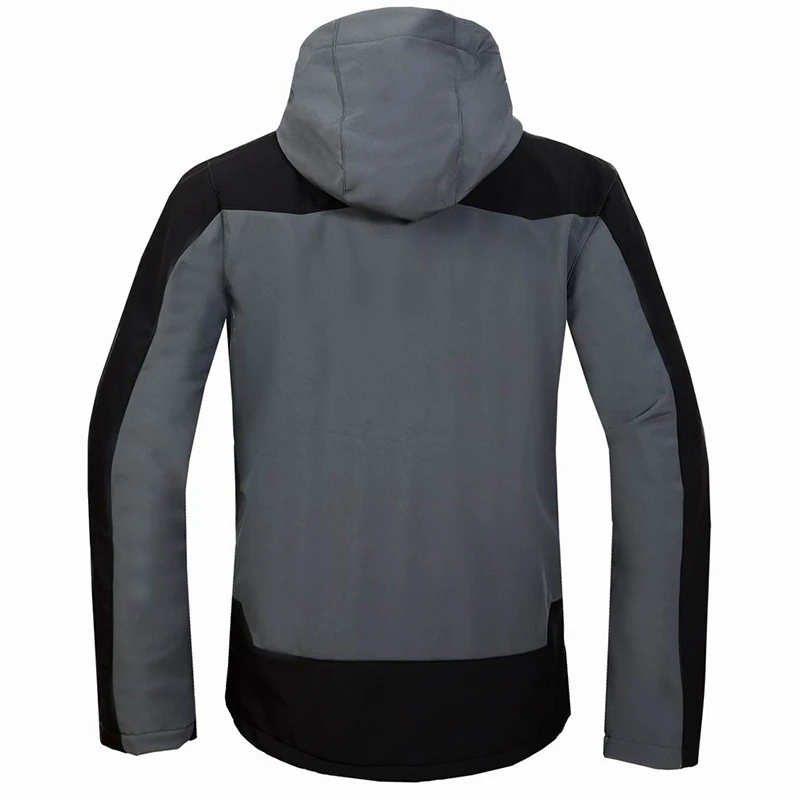 Куртка мужская флисовая теплая водонепроницаемая ветрозащитная куртка с мягкой