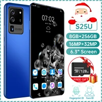 2021 new fashion 5g smartphone 8gb256gb for samsung galaxy s25u cellphone triple card slot design huawei xiaomi mobile phone