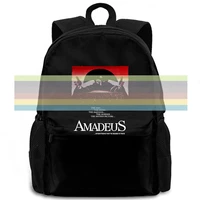 amadeus v1 movie poste 1984 black all s 5 printed pure women men backpack laptop travel school adult student