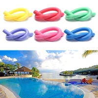 1 pc hollow flexible swimming swim pool water float aid woggle noodles useful for adult and children over 5 years old