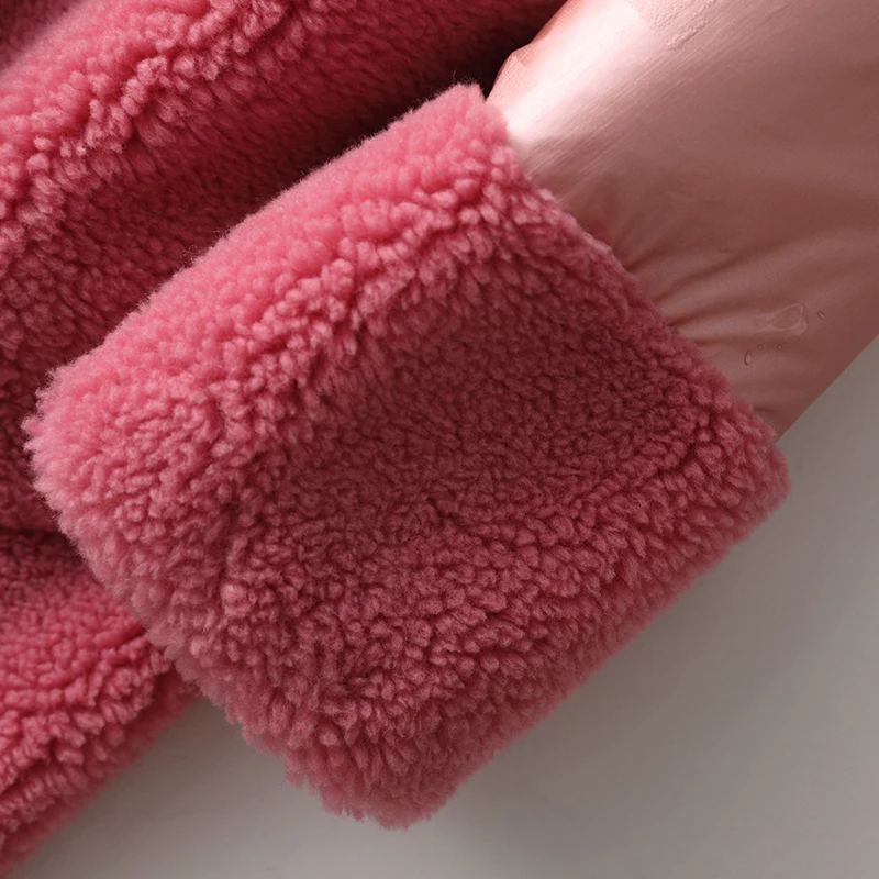 Winter Duck Down Jacket Female 2020 Korean Pink Real Fur Coat Women Thick Warm Long Wool Ladies Outwar Hiver 2243 | Женская одежда