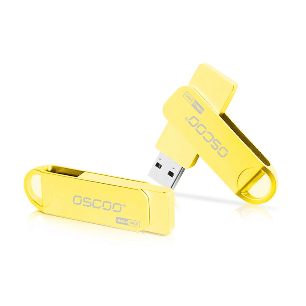 

OSCOO OSC-002U USB Flash Drive 16GB/32GB/64GB/128GB Memory USB3.0 Rotating U Disk for Win10 / 8.1 / 8 / 7 for Mac Laptop PC