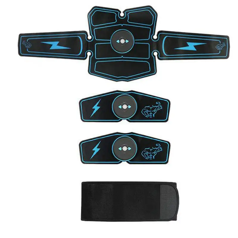 

Muscle Stimulator Waist Belt Arm Leg Hip Band Portable USB Rechargeable Fitness Machine Abdominal Exerciser Training Device Body