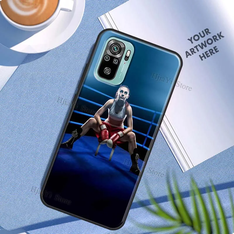 Боксерские перчатки для Xiaomi Redmi Note 11 10 9 8 Pro 9S 10S чехол телефона 9A 9C 9T | Мобильные