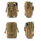 Тактическая поясная Сумка Molle, водонепроницаемая нейлоновая многофункциональная повседневная мужская сумка для инструментов EDC, маленькая сумка, мобильный телефон чехол, сумка для охоты