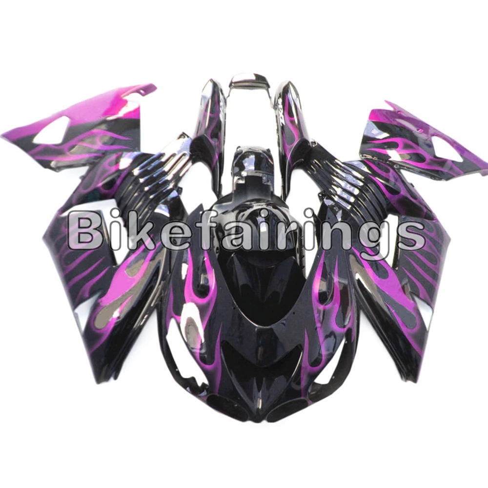 

Sportbike Black and Purple Flames Body kit For ZX14R 2006 2007 2008 2009 2010 2011 Injection Molding Motorcycles Covers