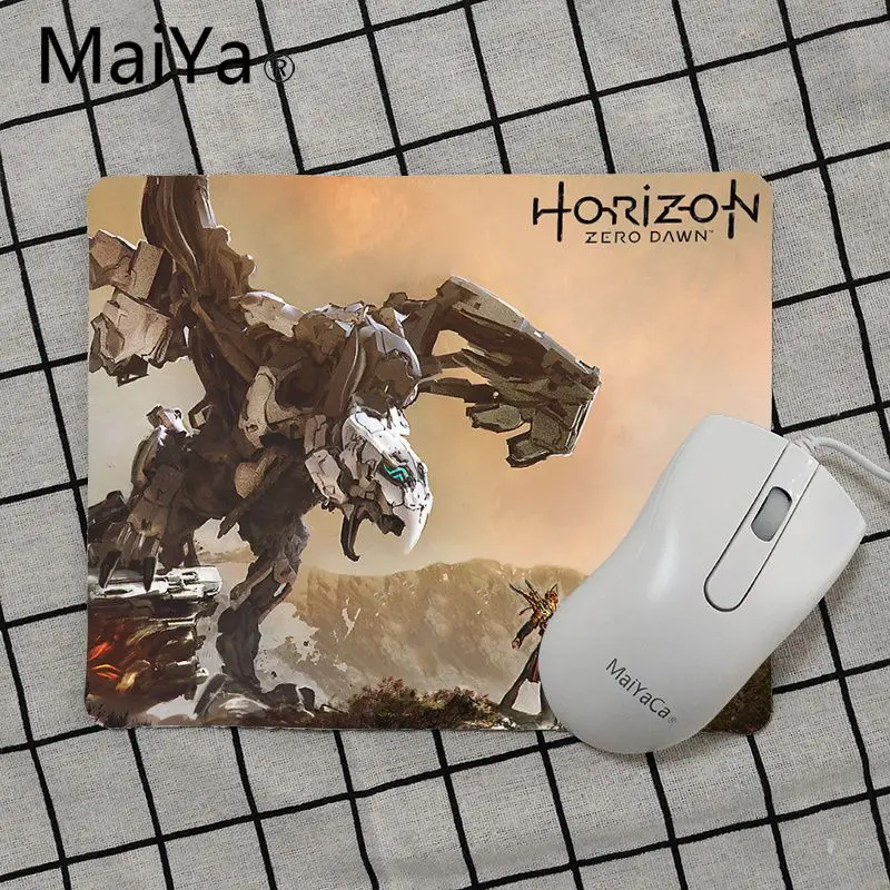 Maiya высокое качество игры Horizon Zero Dawn коврик для мыши геймерская игра коврики Лидер продаж подставка под руку мышь - Цвет: No Lock Edge18x22cm