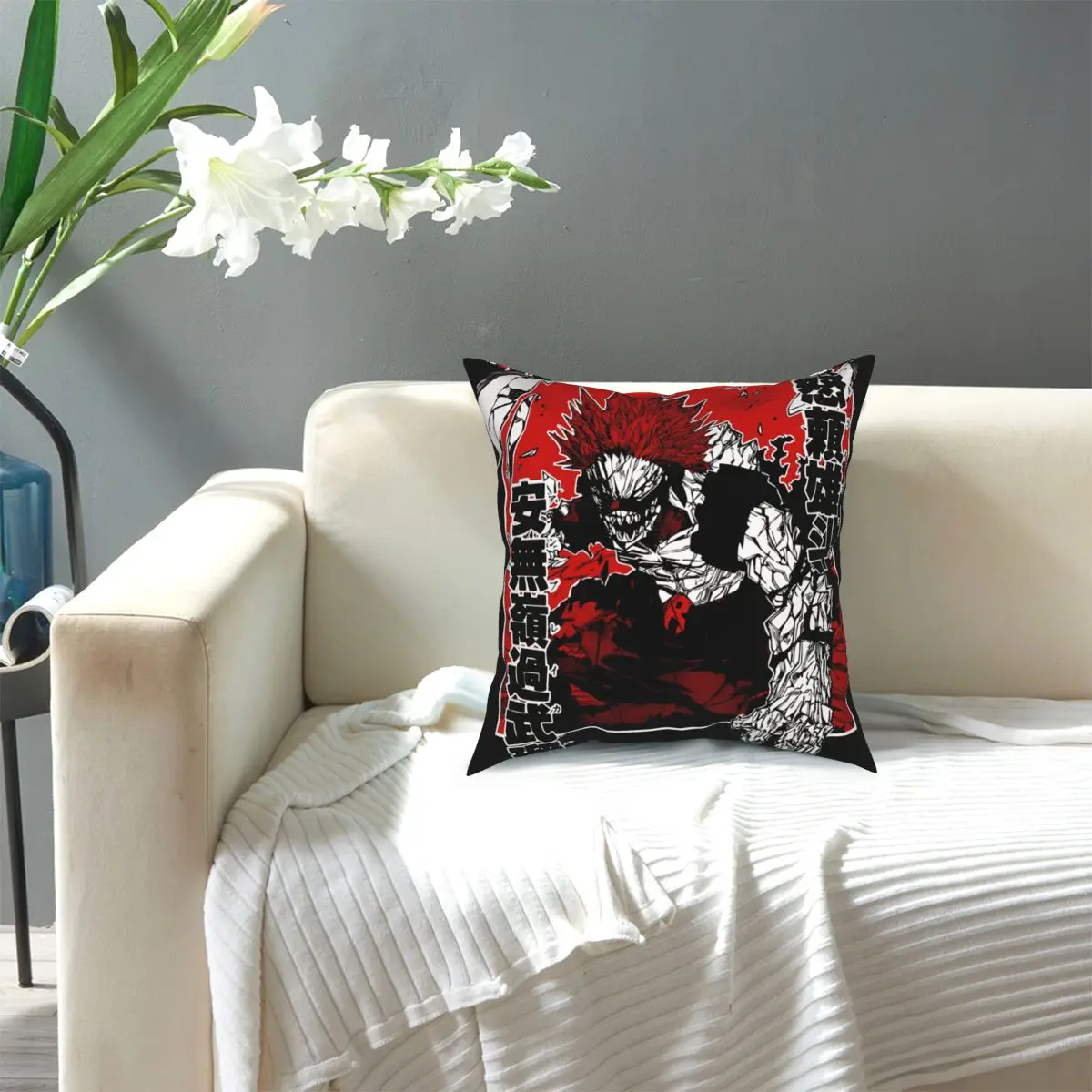 Eijirou красная квадратная наволочка с рисунком райот Аниме Манга моя геройская