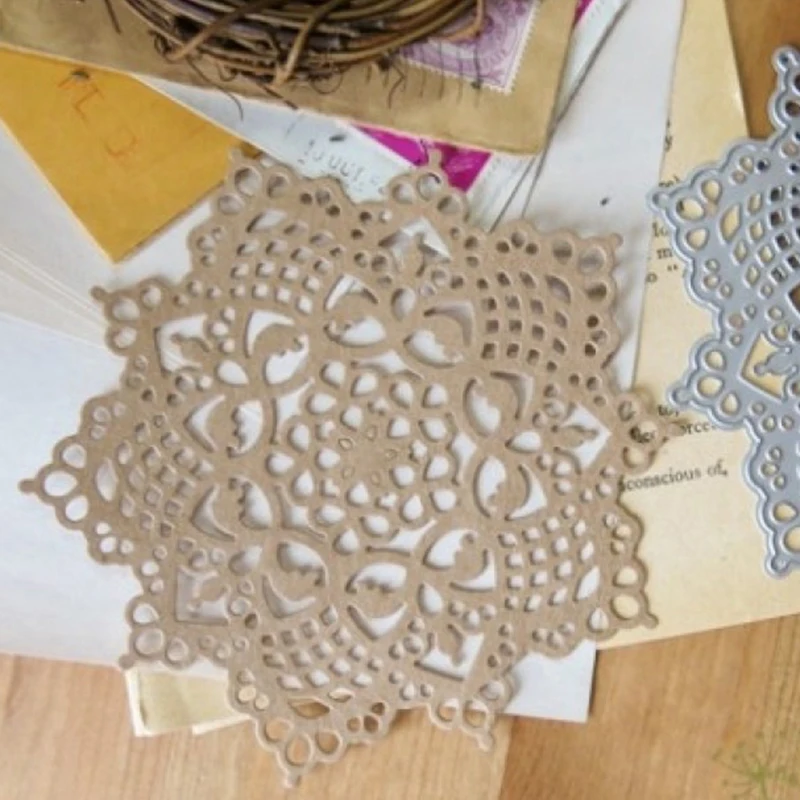 

Panalisacraft Lave flower background Metal Cutting Dies Stencils for DIY Scrapbooking/album Decorative Embossing DIY Paper Cards