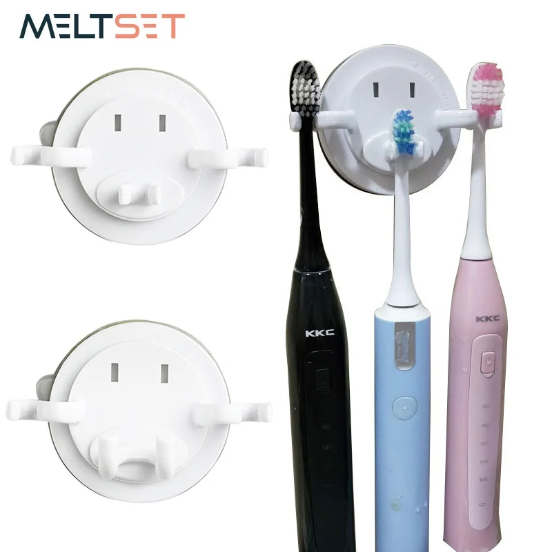 Держатель для электрической зубной щетки настенный диспенсер с вакуумной