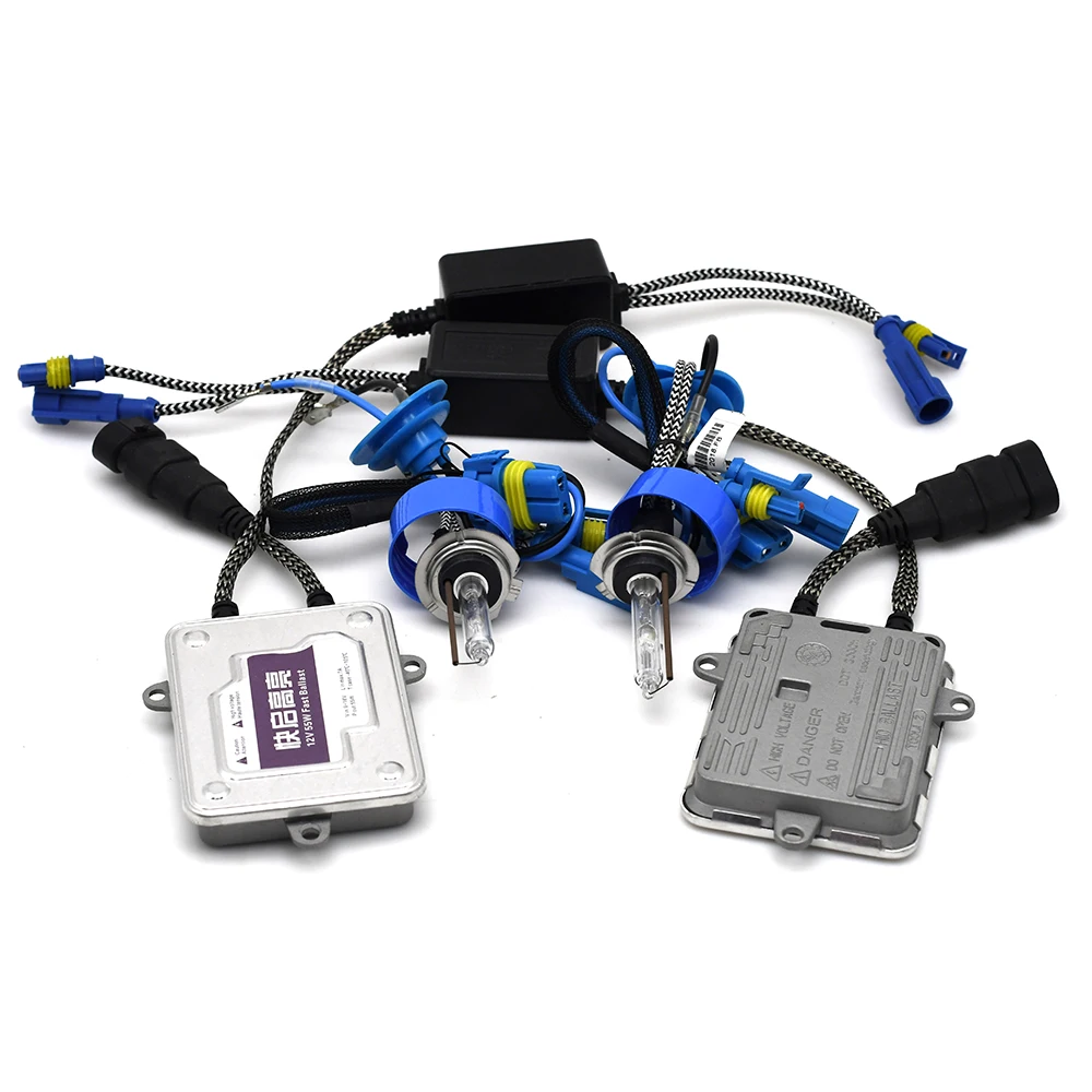 Комплект ксеноновых фар 55 Вт AC Hid ксеноновый балласт с фарой H1 5000K комплект для