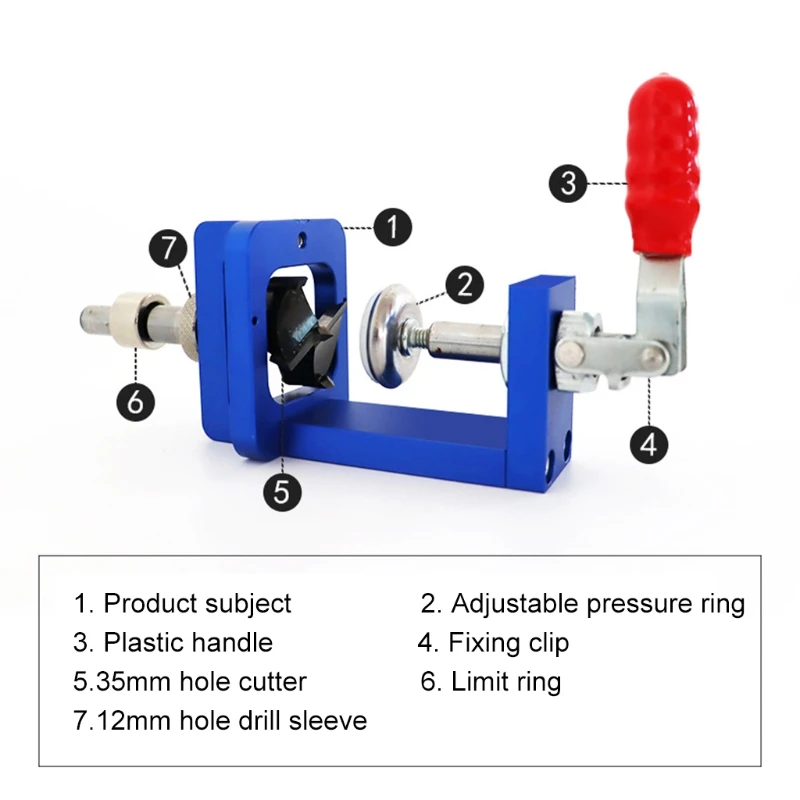 

Multifunctional Self Centering Dowel Jig Kit Line Offset Systerm Woodworking Self Centering Jig Kit Guide Sleeve Tools