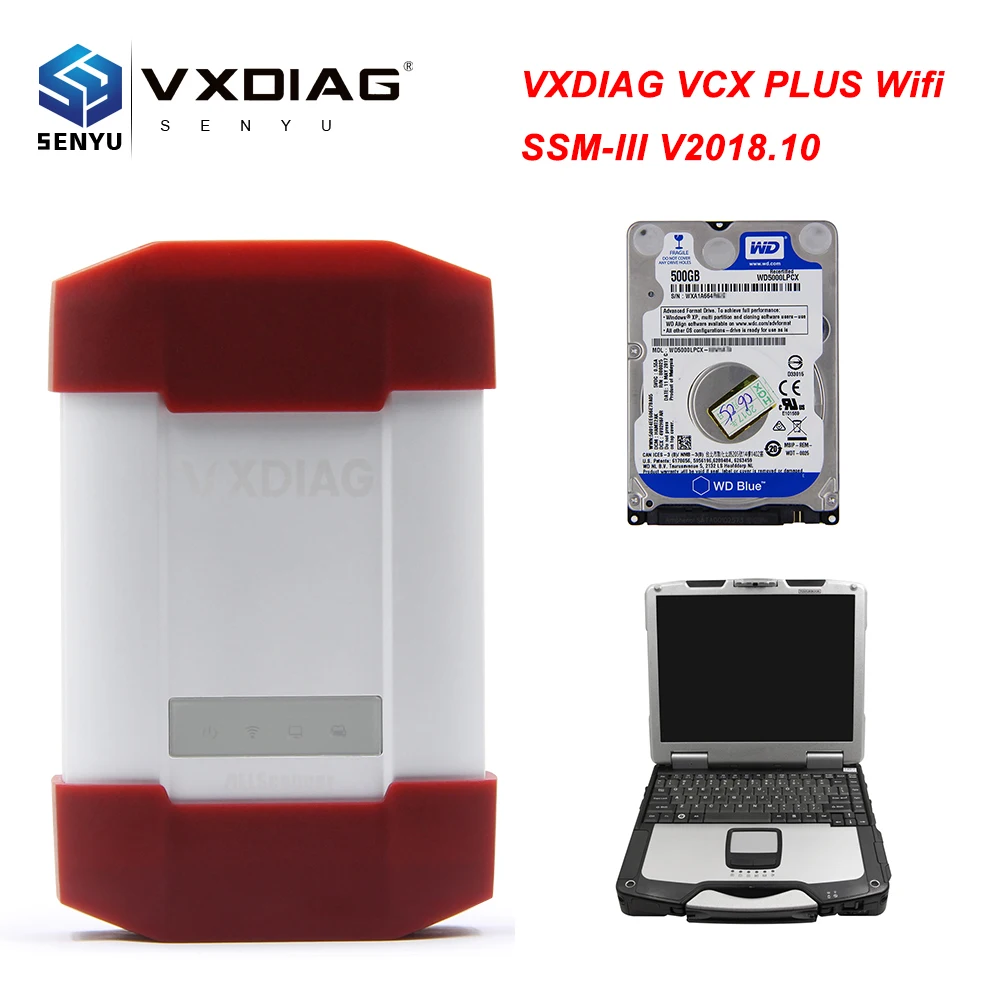 Для SUBARU SSM-III V2018.10 VXDIAG VCX PLUS Wifi OBD OBD2 автомобильный диагностический инструмент для Subaru OBD2 Wi-Fi сканер J2534 SSM3