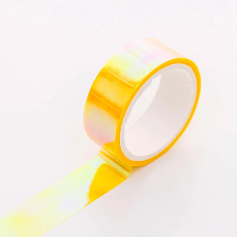 

5m Laser Glitter Washi Tape Decorative Adhesive Masking Scrapbooking Girl Album Stationery Tape stationery stickers photo Diary