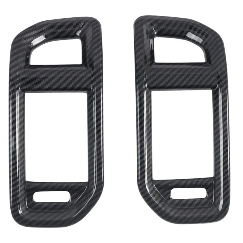 

for Dodge Ram 1500 2019 2020 Car Accessories Front Side A/C Air Conditioner Outlet Vent Cover Trim Carbon Fiber Grain