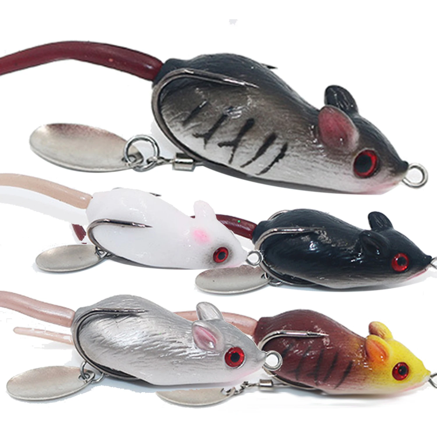 1 шт. приманка для ловли в виде лягушки 3D глаза искусственная фиксация рыболовные